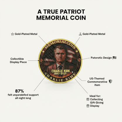 A True Patriot, Charlie Kirk Memorial Coin